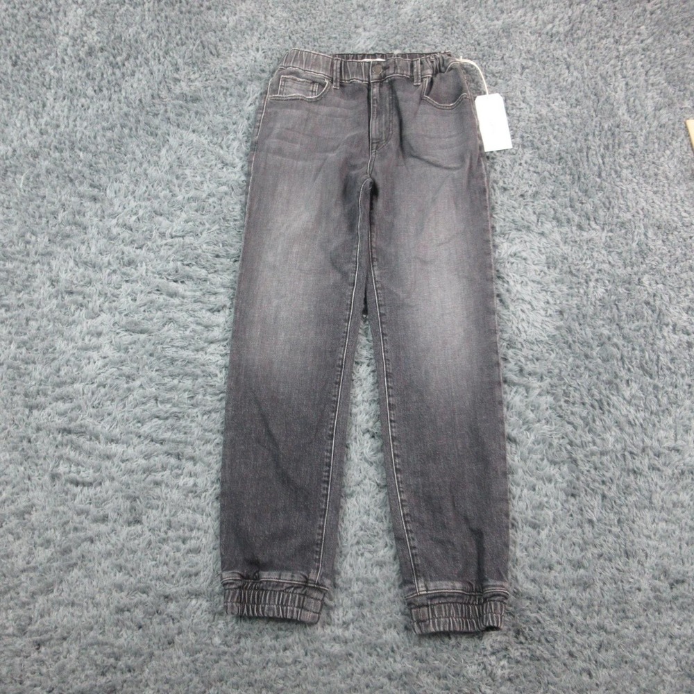Fidelity Denim Washed Gray Ankle Jeans